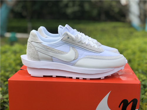 Pure original version_ Nike LDV Waffle SACAI Pure White Co-branding Number_ BV0073-101. Full code shipment. 36 --- 46-df75e303